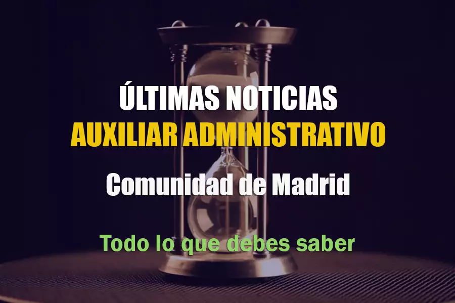 ultimas noticias auxiliar administrativo madrid oposiciones online opositaonline