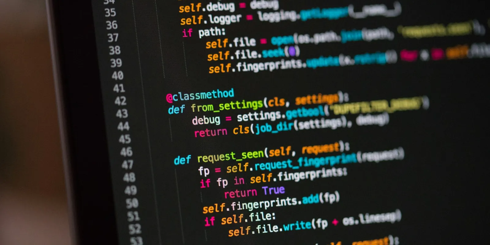 temario tecnico informatica junta Código fuente en una pantalla